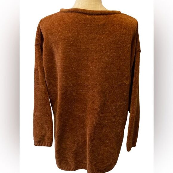 Huntington Ridge Orange Chunky Sweater Medium - Picture 6 of 7